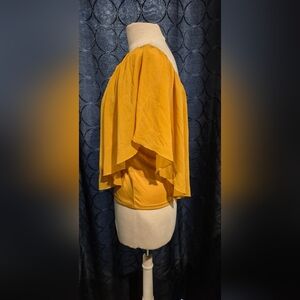 Chic Mustard Layered Top